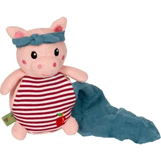 COPPENRATH DIE SPIEGELBURG Schmusetuch Little Wonder Kuscheltier mit Schnuffeltuch Schwein rosa