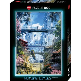 Heye Future Cities "Markets District" Puzzle - 1000 Teile