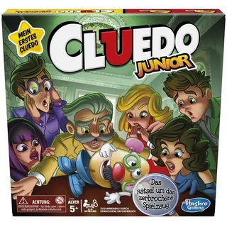 Cluedo Junior Brettspiel für Kinder ab 5 Jahren, Das Rätsel um das zerbrochene Spielzeug, klassisches Detektivspiel für 2-6 Spieler