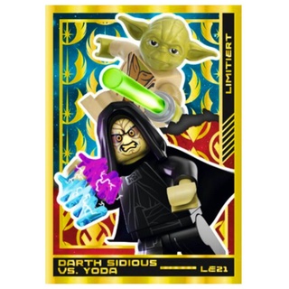 Blue Ocean Sammelkarte Lego Star Wars Karten Trading Cards Serie 4 - Die Macht Sammelkarten, Lego Star Wars Serie 4 - LE21 Gold Karte