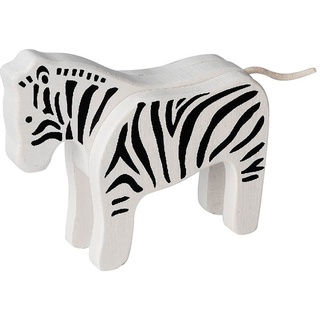 Bambus-Spielzeug Zebra In Schwarz/Weiß