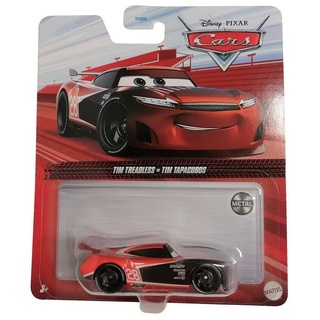 Mattel® Spielzeug-Auto Mattel DXV41 Disney Pixar Cars 3 Tim Treadless Schwarz Rot Spielzeugau bunt