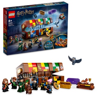 LEGO 76399 Harry Potter Hogwarts Zauberkoffer, Spielzeug-Koffer in den Farben deines Hauses, mit 5 anpassbaren Minifiguren und Jede Menge ikonischen Zubehör, Geschenk für Kinder