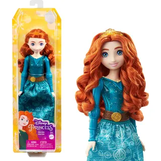 Disney Princess-Spielzeug, bewegliche Merida-Modepuppe mit glitzernder Kleidung und Accessoires, inspiriert vom Disney und Pixar-Film, Geschenk für Kinder, HLW13