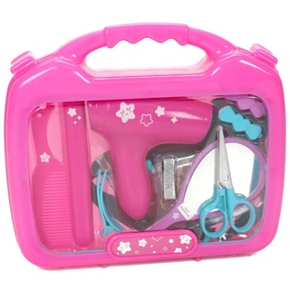 Bubble-Store Spielzeug-Frisierkoffer Spielzeug-Frisierkoffer, 12 Teile Kinder Friseurset bunt