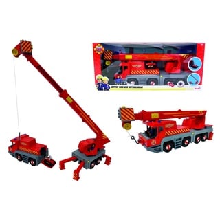 Simba Sam Rescue Crane Set, 109252517038, 3 Jahre, 50 cm, inkl. Sam-Figur und Radar-Hund