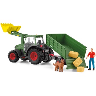 Schleich® 42608 Farm World - Traktor Mit Anhänger