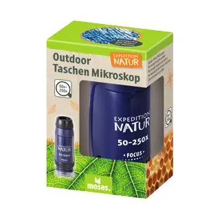 Outdoor-Taschen-Mikroskop MOSES. 9884 Expedition Natur