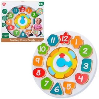 PlayGo - Reloj madera para niños (46399)