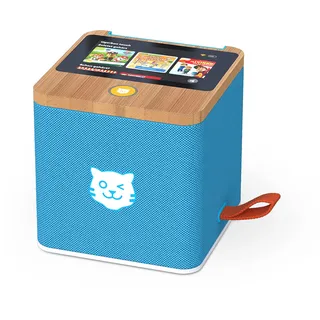 tigermedia tigerbox Startpaket blau Musikbox Streamingbox Lautsprecher Kinder Hörspiel Hörbuch Lieder Kinderzimmer Geschenkidee Mädchen Jungen, tigerbox/ticket 14 Tage