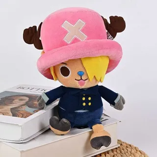 One Piece Chopper Sanji Form 25 cm Plüschtier Stofftier Kuscheltier - Bunt