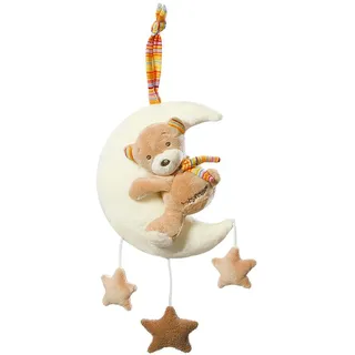 Fehn Spieluhr Teddy auf Mond - Rainbow