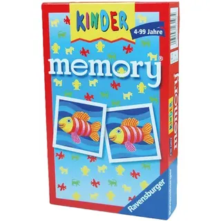 Kinder memory® - Der Klassiker als Mitbringspiel - 48 Bildkärtchen/24 Paare