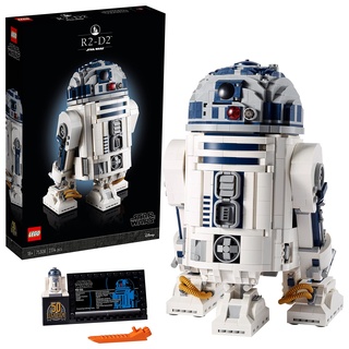 LEGO Star Wars R2-D2 Droiden-Set für Erwachsene, 2.413-teiliges Sammlermodell mit Luke Skywalkers Lichtschwert, Sammlerstück, Geschenk für Männer, Frauen, ihn oder sie 75308
