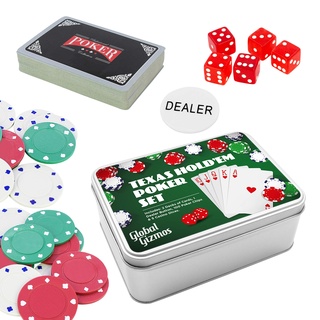 Global Gizmos 56050 Texas Hold'em Poker-Set