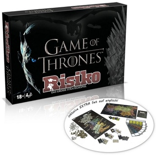Winning Moves Spiel, Brettspiel Risiko - Game of Thrones (Collectors Edition) deutsch, inkl. EXTRA Set auf englisch schwarz