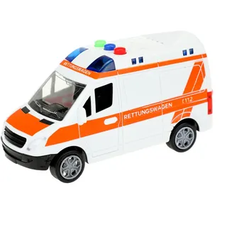 Deutsche Ambulanzreibung mit Licht und Ton