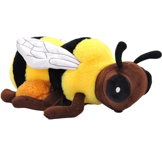Wild Republic Ecokins Biene, Kuscheltier aus Stoff, Nachhaltiges Spielzeug, Baby Geschenk zur Geburt von Jungen und Mädchen, Stofftier 30 cm