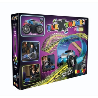 Smoby Rennbahn-Auto Smoby Spielzeug Auto FleXtreme Neon Set 7600180917