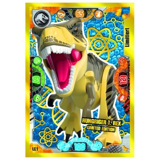 Blue Ocean Sammelkarte Lego Jurassic World 2 Karten - Sammelkarten Trading Cards (2022) -, Jurassic World 2 - LE1 Gold Karte