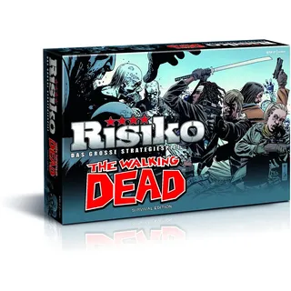 Winning Moves - Risiko - The Walking Dead Survival Edition - The Walking Dead Fanartikel - Alter 10+ - Deutsch