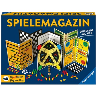 Ravensburger 27295 - Spiele Magazin Spielesammlung mit vielen Möglichkeiten für 2-4 Spieler Gesellschaftsspiel ab 6 Jahren die besten Familienspiele