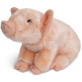 Uni-Toys - Ferkel, sitzend - 20 cm (Länge) - Plüsch-Schweinchen, Schwein - Plüschtier, Kuscheltier