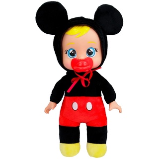 Bebés Llorones Tiny Cuddles Disney Mickey, weiche Babypuppe, inspiriert von Disney, weint echte Tränen, Spielzeug für Mädchen und Jungen ab 18 Monaten