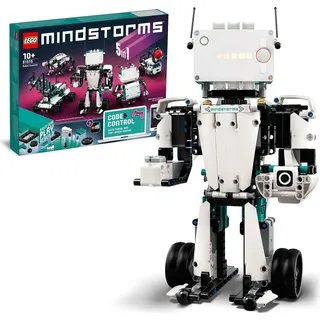 LEGO 51515 MINDSTORMS Roboter-Erfinder, 5-in-1-Robotik-Set mit App-Fernsteuerung, programmierbar und interaktiv, Programmieren lernen - Bunt