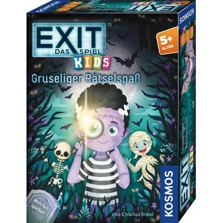 KOSMOS 684280 EXIT® - Das Spiel Kids - Gruseliger Rätselspaß, Rätselspiel ab 5 Jahre für 1-4 Kinder, mehrfach spielbar, Escape Room Spiel, Exit Game, Halloween Spiel, Kinderspiel