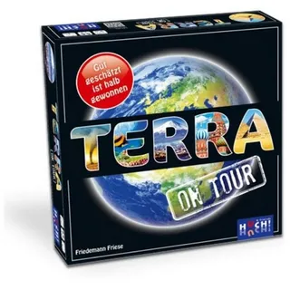 Huch! Spiel, Familienspiel 879356 - Terra on Tour, Brettspiel (DE-Ausgabe), Quizspiel / Wissensspiel bunt
