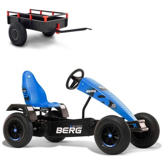 Berg Go-Kart BERG Gokart XXL B.Super Blue blau BFR mit Anhänger