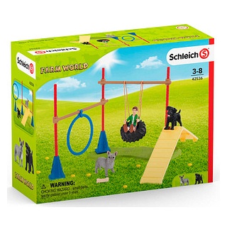 Schleich® Farm World 42536 Spielspaß für Hunde Spielfiguren-Set