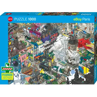 Heye Puzzle Paris Quest Puzzle, Yellow