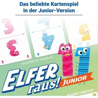 Ravensburger Spiel, Kinderspiel Elfer raus! Junior, Made in Europe; FSC® - schützt Wald - weltweit bunt