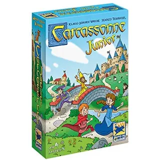 Hans im Glück, Carcassonne Junior, Kinderspiel, Brettspiel, 2-4 Spieler, Ab 4+ Jahren, 30+ Minuten, Deutsch, Bunt, Mehrfarbig