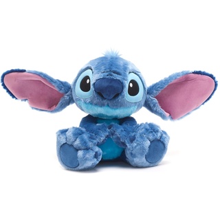 Disney Store Offizielles Stitch Big Feet Kuscheltier, Lilo & Stitch, 44 cm, Kleiner Kuscheliger Alien als Plüschfigur für Kinder, Geeignet Ab 0 Jahren