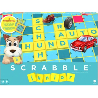 Spiel MATTEL GAMES "Scrabble Junior" Spiele bunt Kinder Brettspiel Denkspiel Gesellschaftsspiel Scrabble Altersempfehlung Spiele