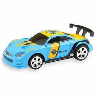 1/58 2.4G 4CH Elektrisches Mini-RC-Auto App-ferngesteuertes Funkfernbedienungs-Mini-Rennspielzeugmodell - Blau