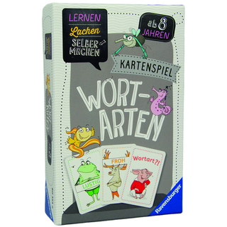 Kartenspiel - Wortarten - Sprach-Lernkartenspiel - Lernen Lachen Selbermachen