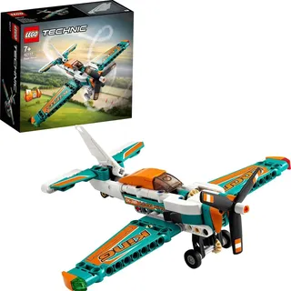 LEGO 42117 Technic Rennflugzeug & Jet-Flugzeug, 2-in-1 Spielzeug für Kinder ab 7, Geschenke zum Geburtstag oder zu Weihnachten für Jungen und Mä... - Beige