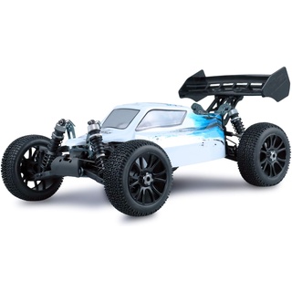 Amewi 22299, weiß-blau Planet Pro 4WD Buggy RTR, 1:8, 2,4GHZ