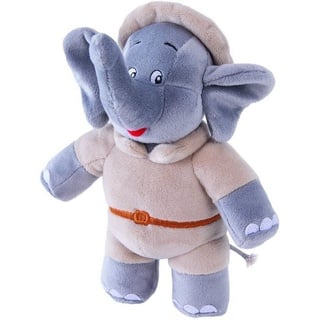 Jazwares Kuscheltier Plüschfigur mit Sound (22cm) Benjamin auf Safari, spielt Benjamin Blümchen Sprach-Sounds ab braun Benjamin auf Safari | 22 cm