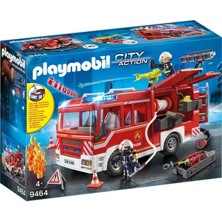 Playmobil® Feuerwehr-Rüstfahrzeug (9464), My Action Heroes Konstruktions-Spielset, Made in Germany bunt