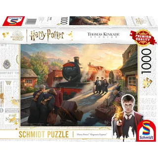 Schmidt Spiele 58428 Thomas Kinkade, Wizarding World, Harry Potter, Hogwarts Express, 1000 Teile Puzzle, bunt