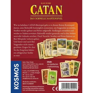 Kosmos Spiel, Kosmos 74022 Kartenspiel Die Siedler von Catan
