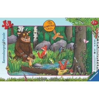 Ravensburger Verlag - Ravensburger Kinderpuzzle - 05225 Die Maus und der Grüffelo - Rahmenpuzzle für K