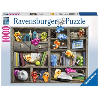 Ravensburger Puzzle 19483 - Gelini im Bücherregal - 1000 Teile Puzzle für Erwachsene und Kinder ab 14 Jahren