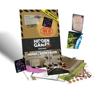 Hidden Games Tatort - KÖNIGSMORD - Deutsch - Unser Fall für Einsteiger - FSK16 - Realistisches Krimispiel, spannendes Detektivspiel, Escape Room Spiel
