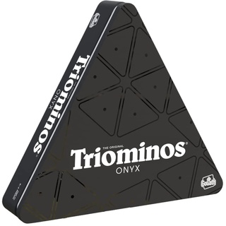 Triominos Onyx, Brettspiele ab 6 Jahren, Gesellschaftsspiele für 2 bis 4 Spieler, Spiele für Kinder und Erwachsene